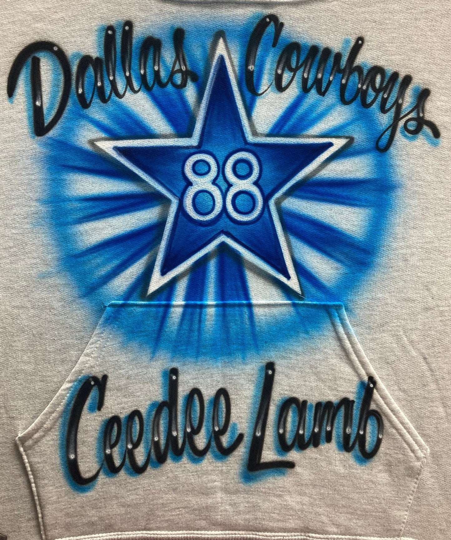 Airbrush T-shirt - Football - Cowboys - Your Favorite Player