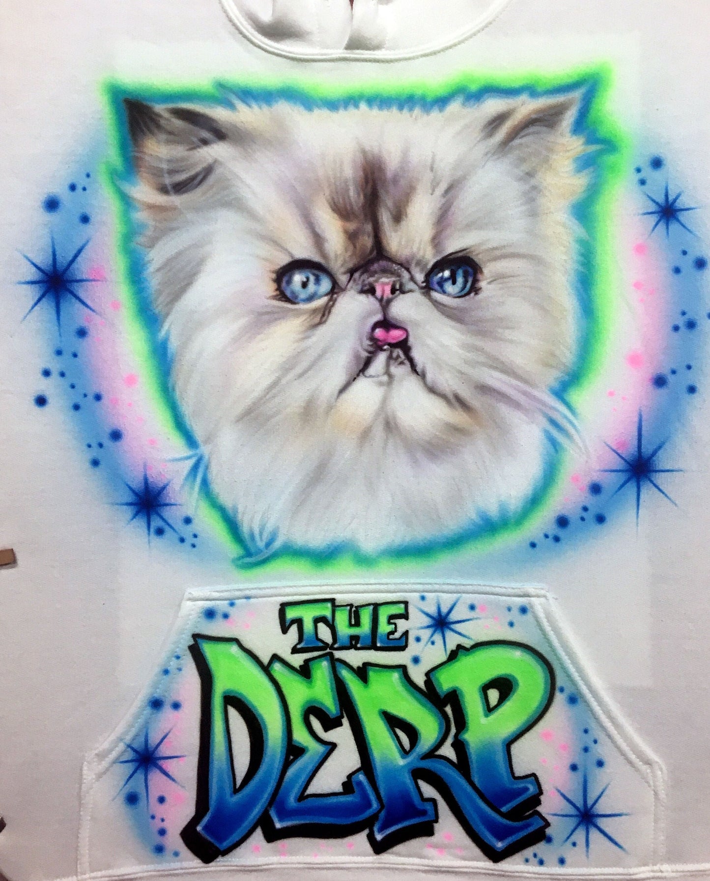Airbrush T-shirt - Pet Portrait - You Choose Colors
