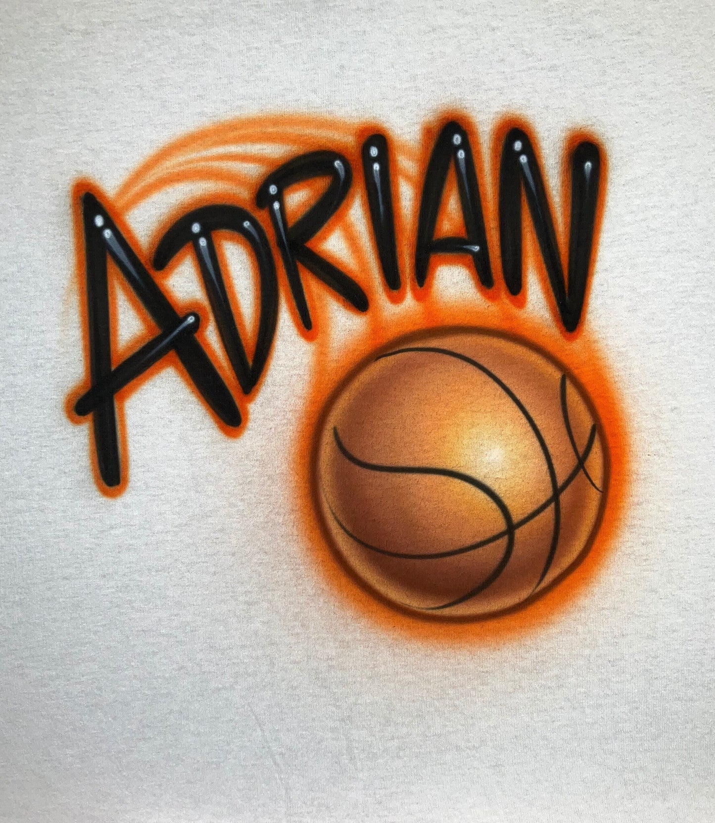 Airbrush T-shirt - Basketball - Your Sport - You choose colors