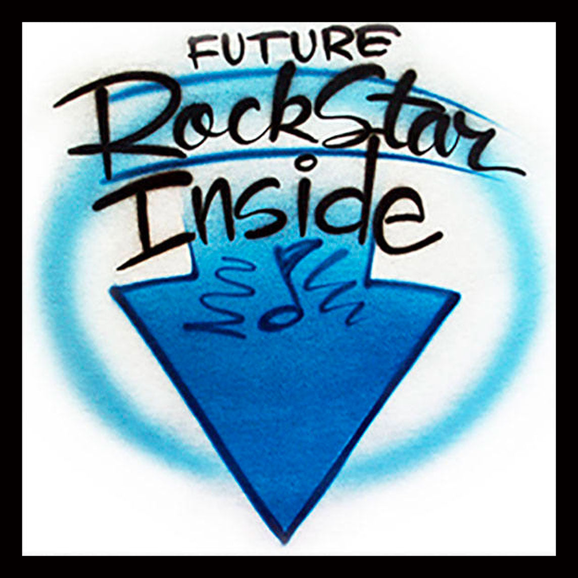 Airbrushed T-shirt - Future Rock Star
