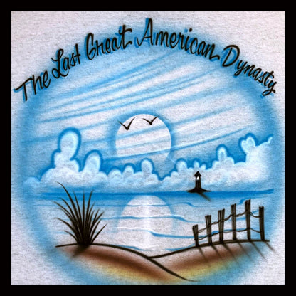 Airbrushed T-shirt * Beach * Lighthouse * Last Great American Dynasty