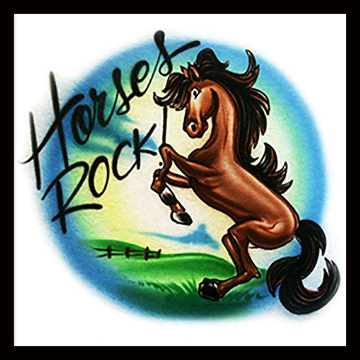 Airbrushed T-shirt * Horse * Mare * Gelding * Stallion * Filly * Foal *