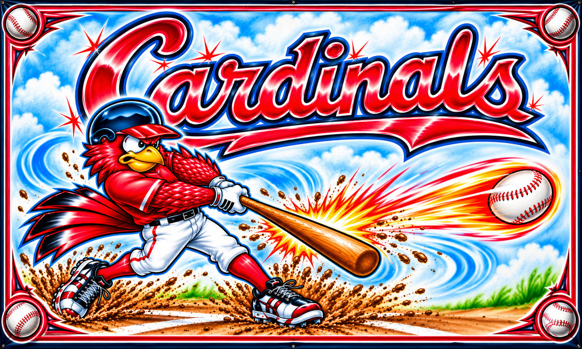 Cardinals Custom Baseball Team Banner – AirePrintz