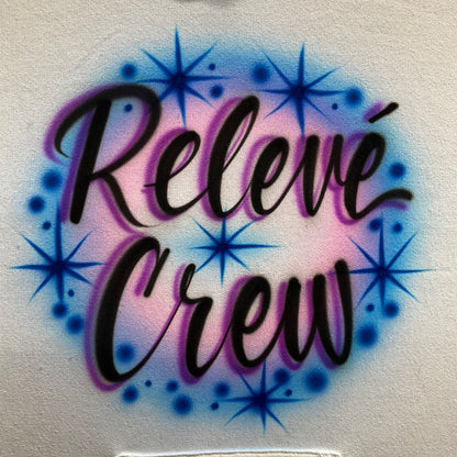 Dance-themed airbrushed shirt or sweatshirt