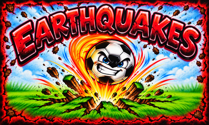 Earthquakes Custom Soccer Team Banner – AirePrintz