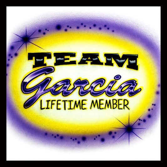 Airbrushed T-shirt - Family Reunion - Your Name