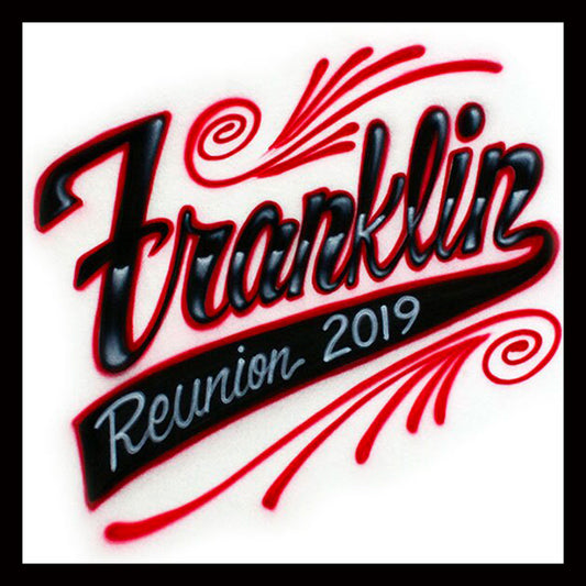 Airbrushed T-shirt - Family Reunion - Your Name