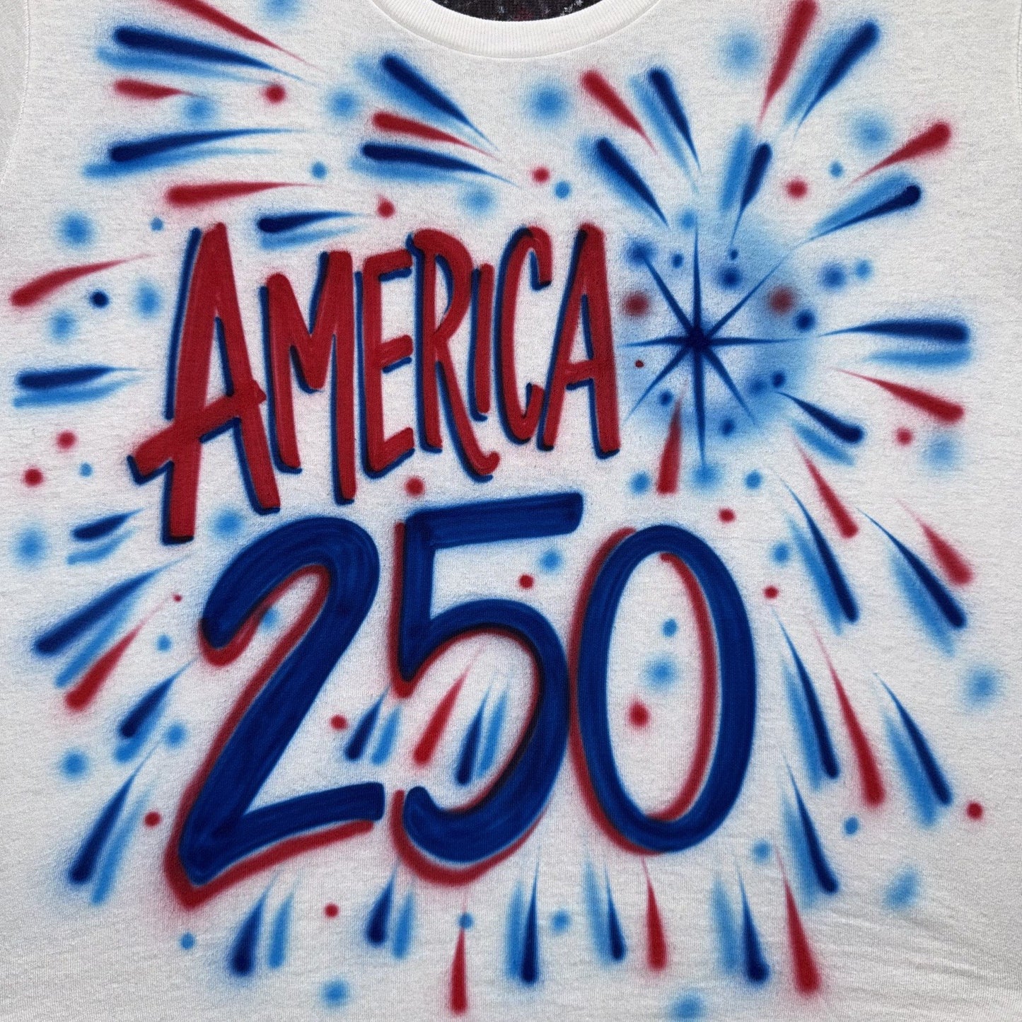 Airbrush T-Shirt - 4th of July - Firecracker - Fireworks - Patriotic - Independence Day