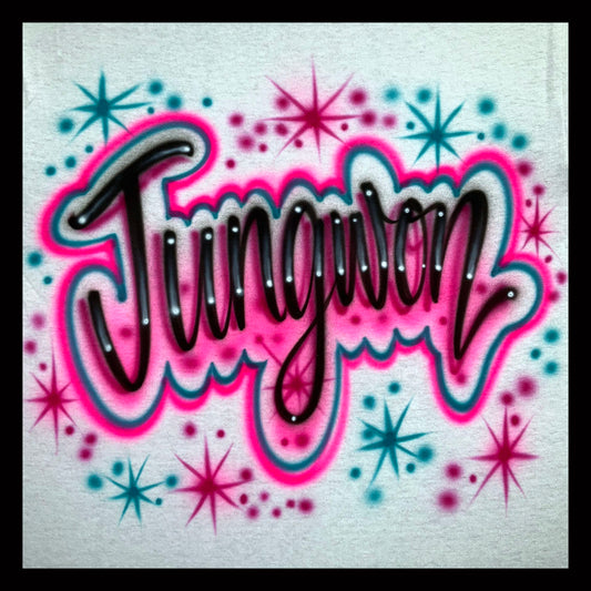 Airbrushed T-shirt - Jungwon
