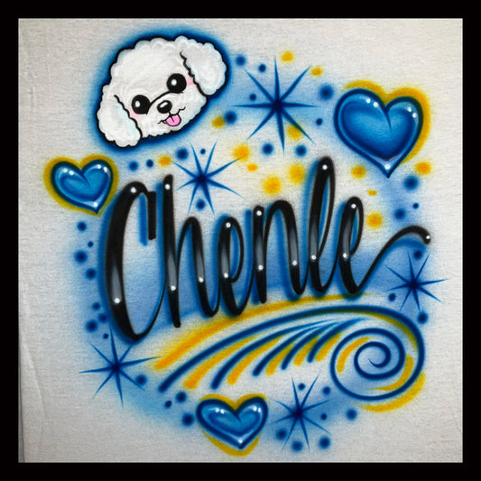 Airbrushed T-shirt - NCT Chenle - Daegal Head- As seen on TikTok