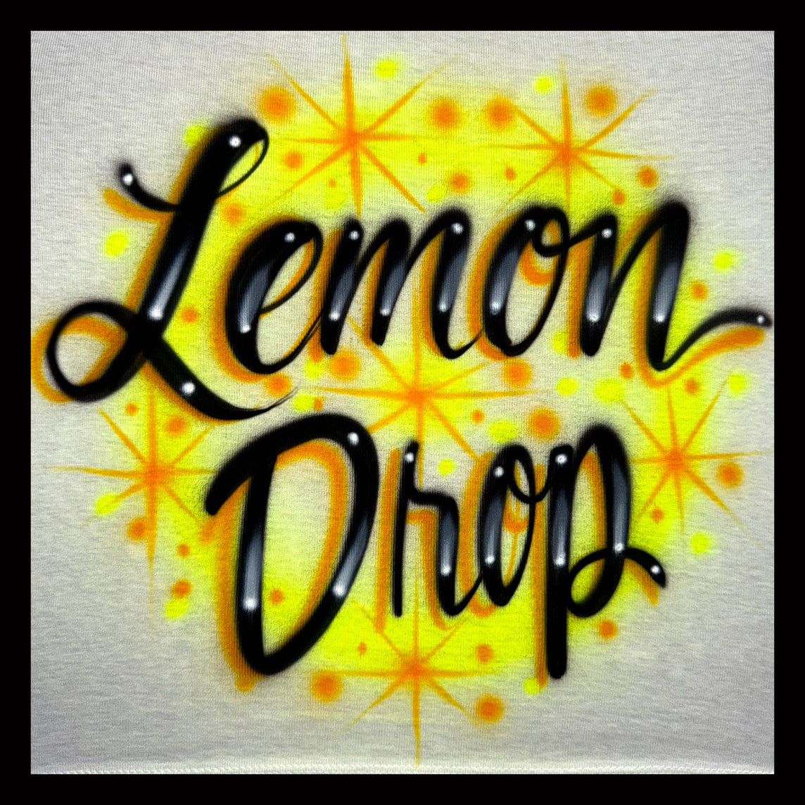 Lemon Drop Airbrushed Tee – ATEEZ Inspired