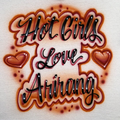 Hot Girls Love J-hope airbrushed shirt