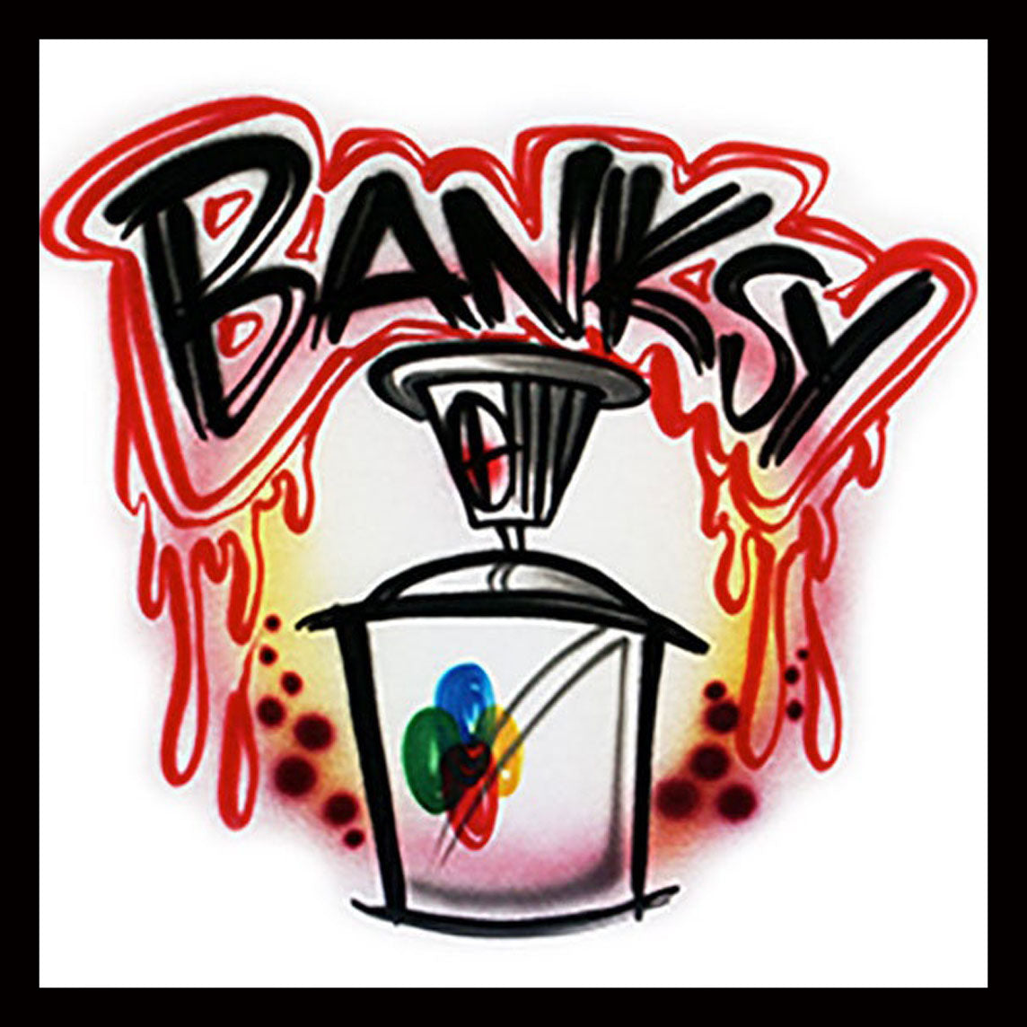 Airbrush T-shirt - Your Name - Spray Paint Can