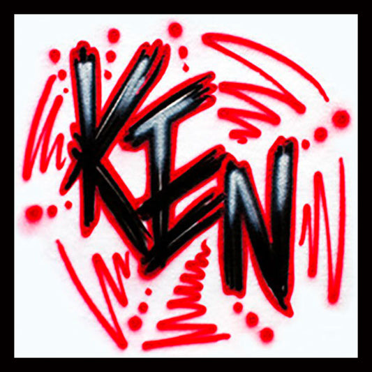 Scratch Lettering * Airbrushed T-Shirt * Graffiti * Your Name * You Choose Color