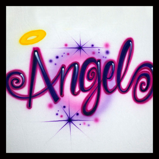 Airbrushed T-shirt  * Angel * Halo