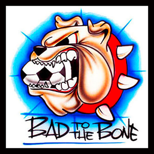 Airbrush  T-shirt - Bulldog Soccer - You Choose Name