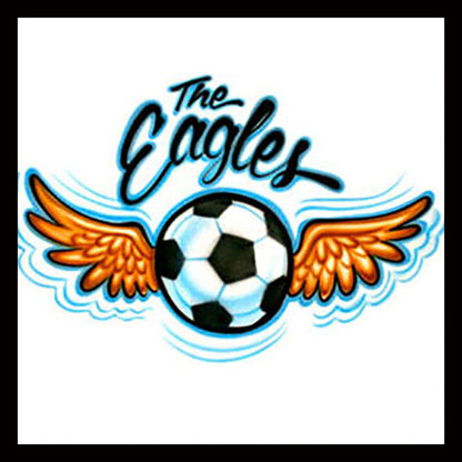 Airbrush T-shirt * Soccer eagles * Your Name