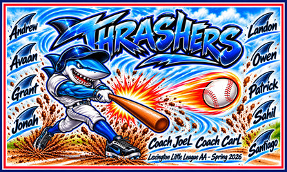 Thrashers Custom Baseball Team Banner – AirePrintz