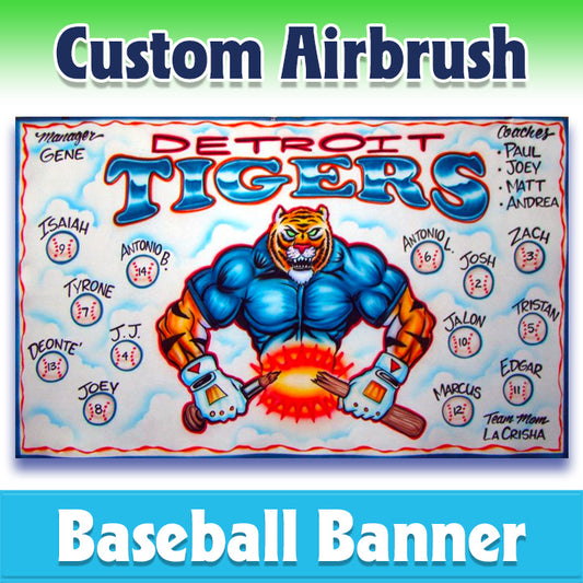 Baseball Banner - Tigers -1008