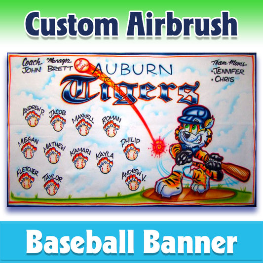 Baseball Banner - Tigers -1010