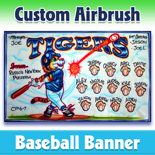 Baseball Banner - Tigers -1011