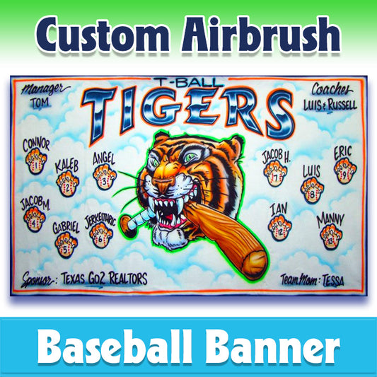 Baseball Banner - Tigers -1013