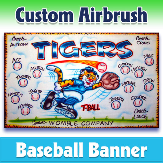 Baseball Banner - Tigers -1014