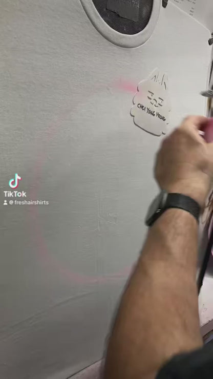 Airbrushed T-shirt - Soobin - Choi Yong Meong Head