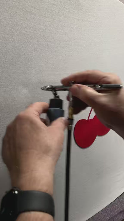 Connected Airbrushed T-Shirt with Hearts & Cherries