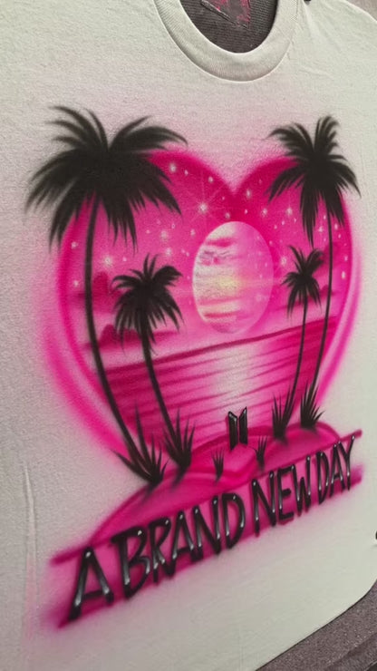 A Brand New Day Airbrushed Shirt | Fresh Air Shirts