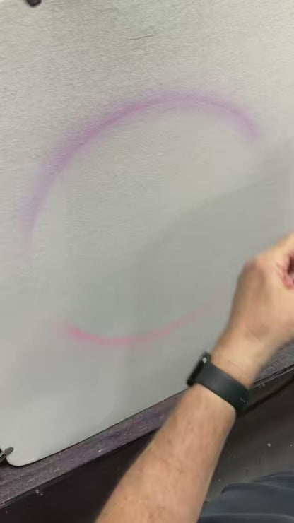 Pretty Ugly Airbrushed Tee — Cherries & Drippy Lettering Design