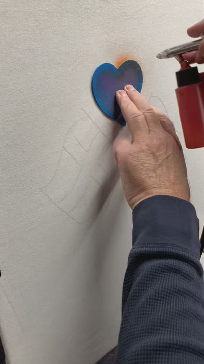 Midnight Sun Swedish & USA Flag Airbrush Shirt