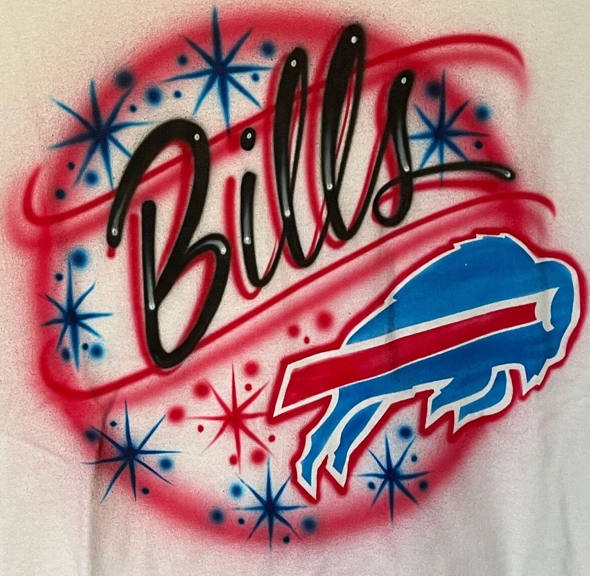 Airbrush T-shirt * Football * Bills * Custom